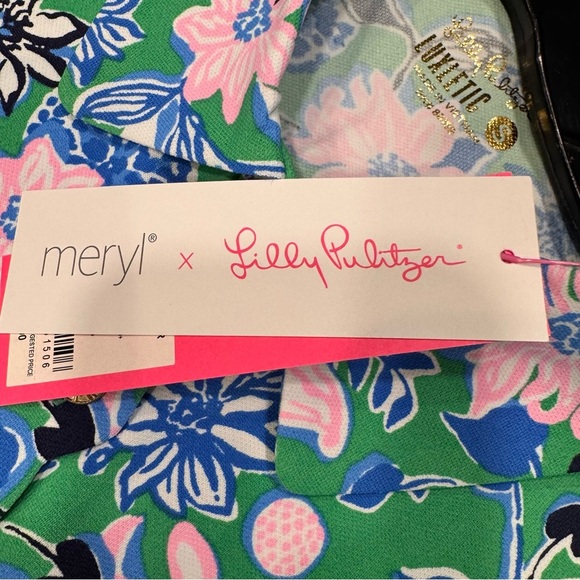 LILLY PULITZER Womens GOLF TIL YOU DROP LUXLETIC FRIDA POLO SHIRT S NWT UPF +50 - Picture 4 of 13